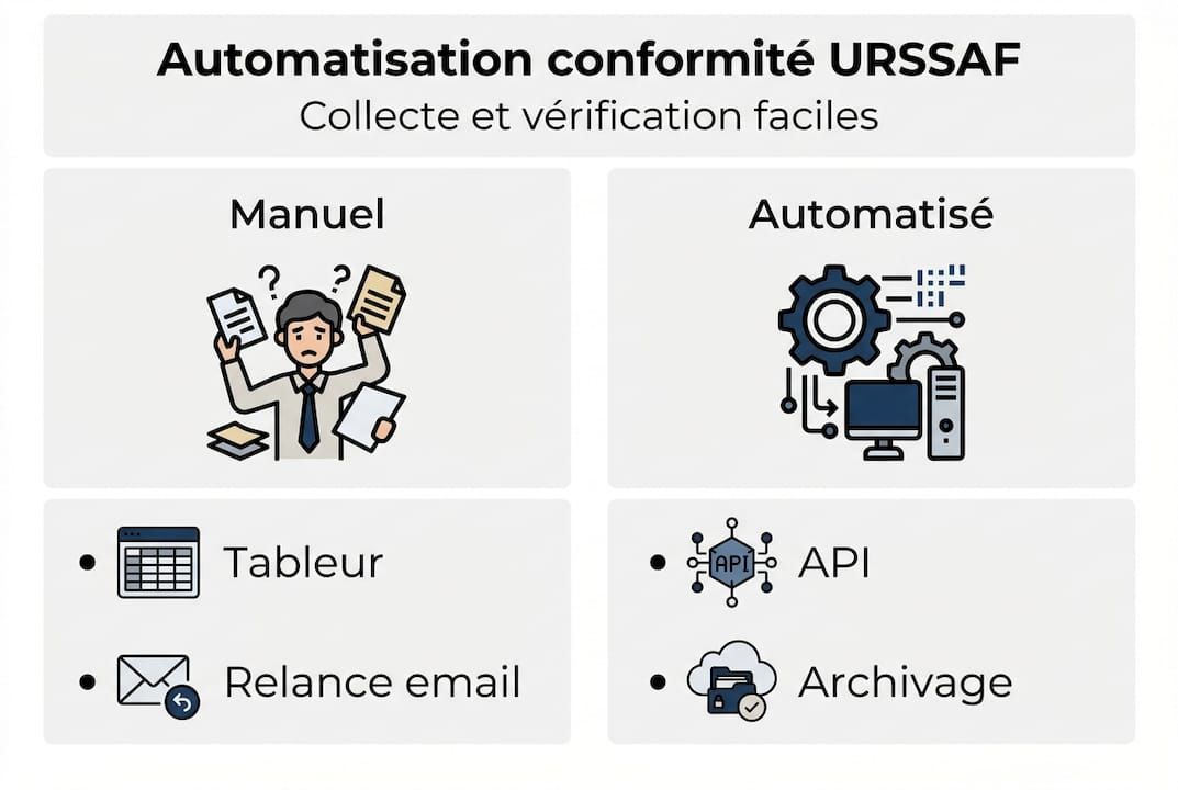 Automatiser le suivi de la conformité URSSAF de vos sous-traitants : l’essentiel en infographie