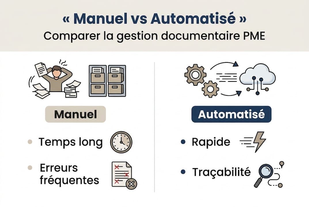 Infographie : gestion manuelle ou automatisée, quelles différences ?