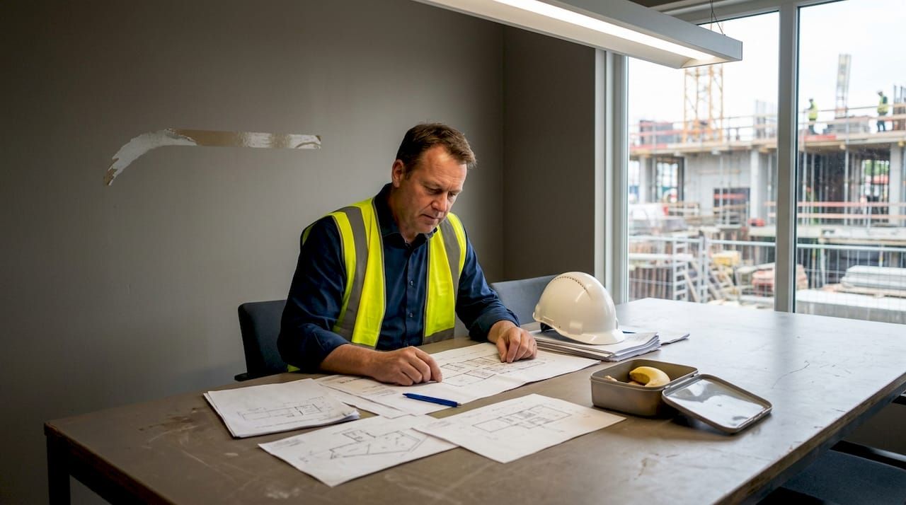 Le chef de chantier s'assure que tous les documents sont conformes aux exigences en vigueur.