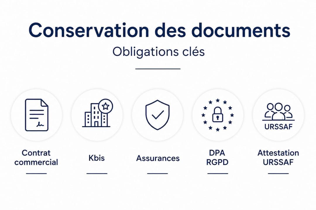 Classement des documents selon leur durée de conservation