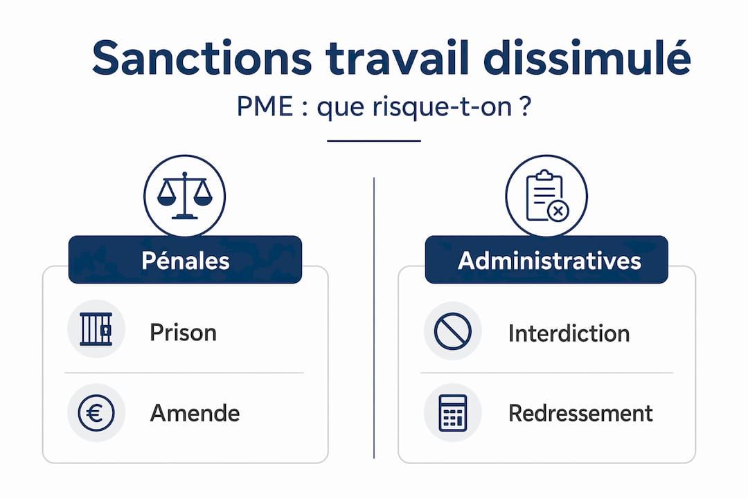 Sanctions juridiques et administratives : ce que les PME doivent savoir – Infographie