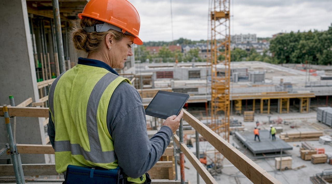 Responsable du contrôle technique et de la conformité sur les chantiers
