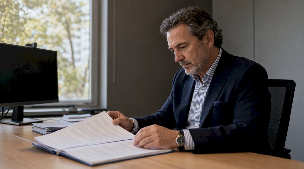 Avocat spécialisé en droit du travail analysant un dossier de sanctions pour travail dissimulé